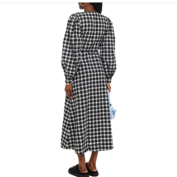 Ganni Checked Dress - Picture 3 of 11